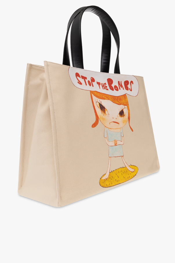 Women Oat Twins I Print Cotton Canvas Tote Bag | Stella McCartney US